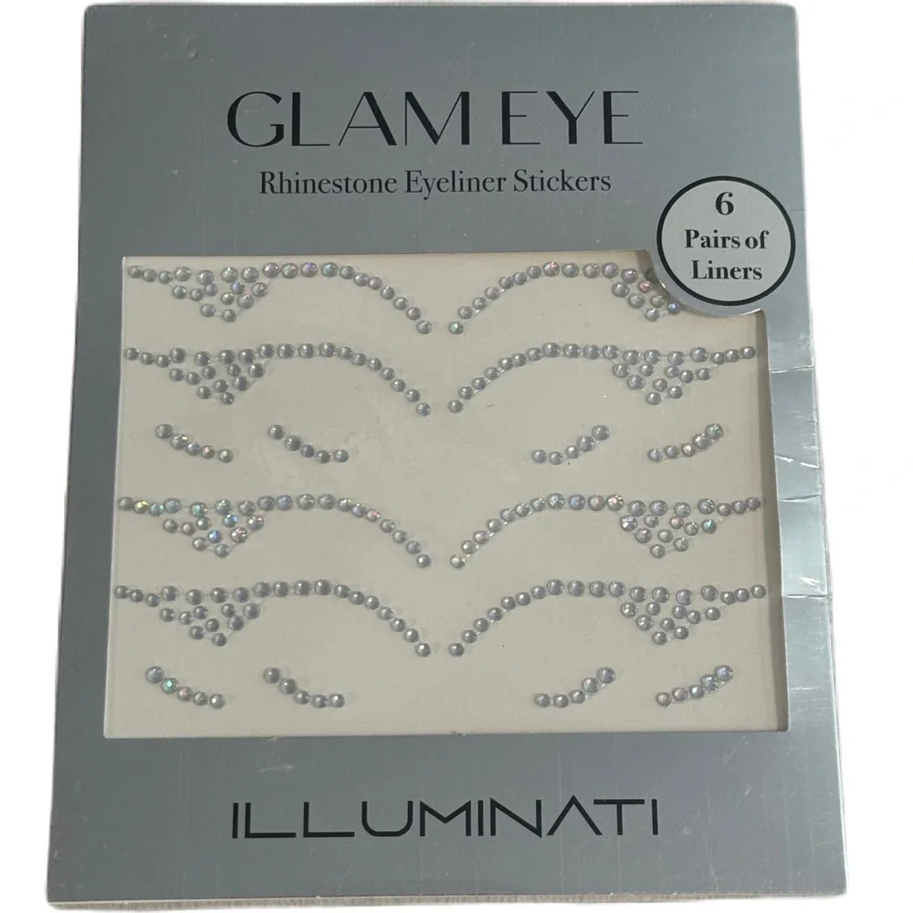NIB Angel Wing & Glam Eye Eyeliner stickers 12 pairs